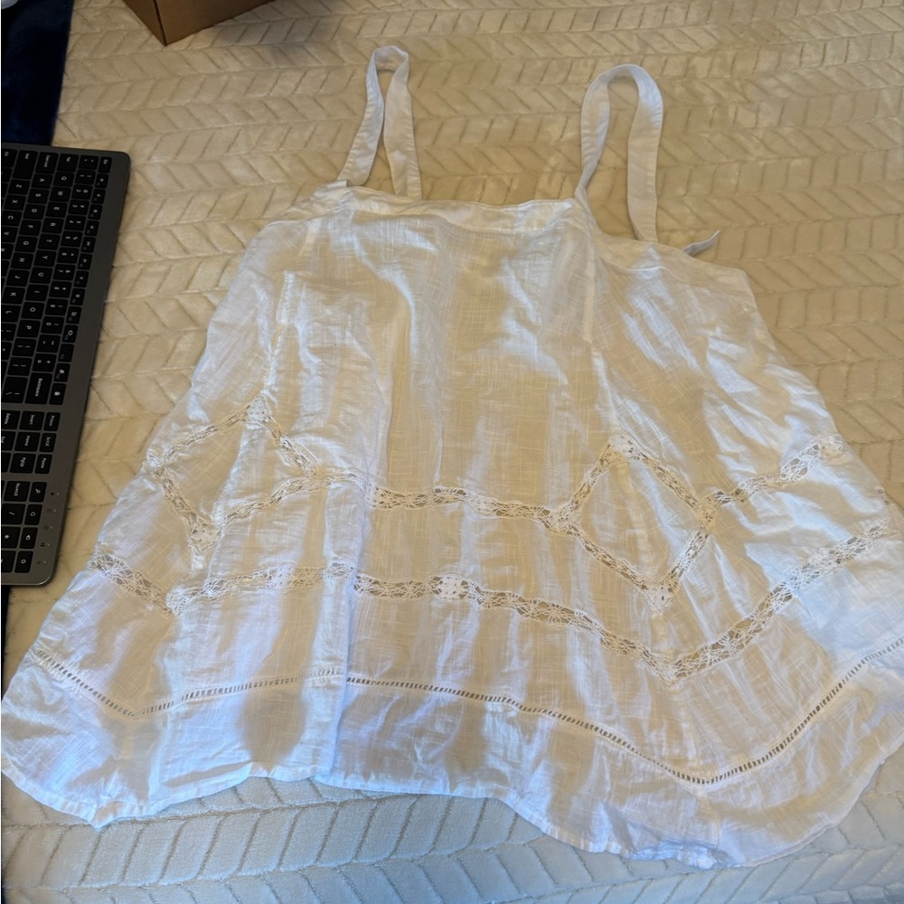 Free People tank top with tie back